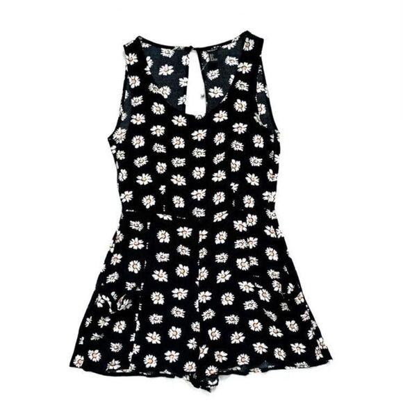 🎄Forever 21 Daisy Print Romper - Picture 1 of 10